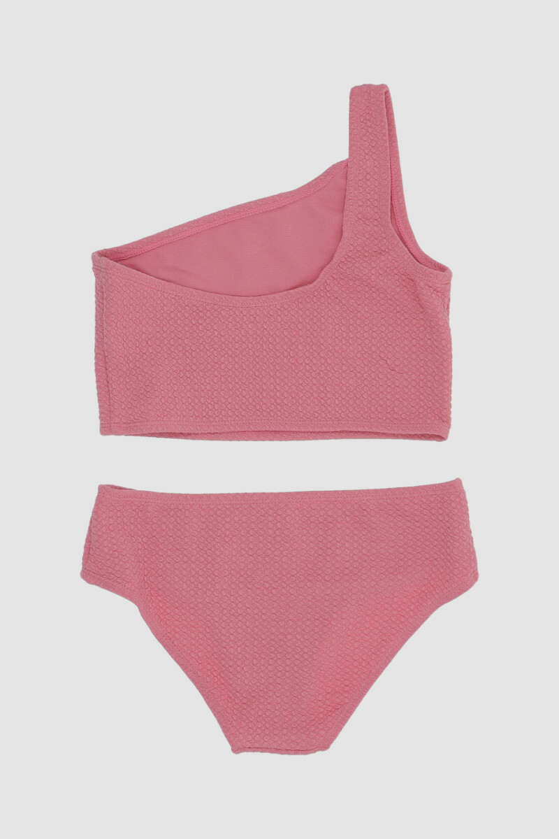 Bikini liso 6-17a Rojo