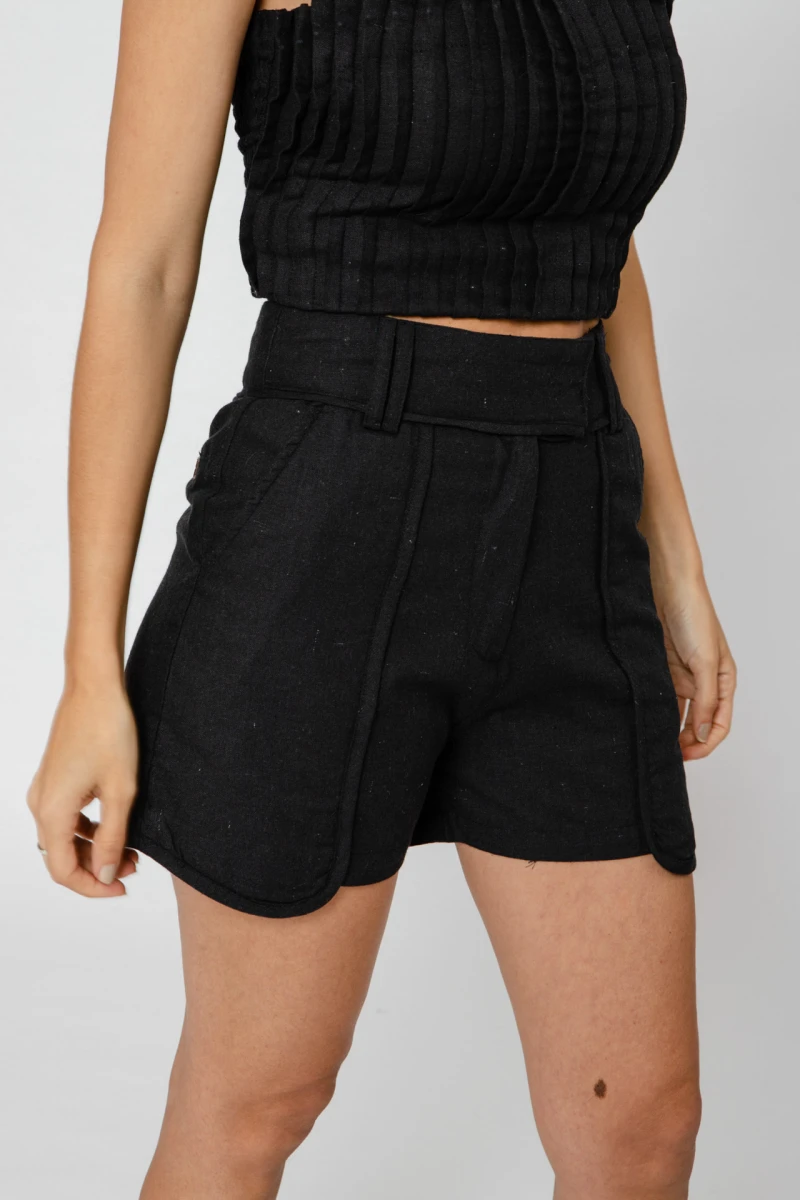 Short Blanc negro s