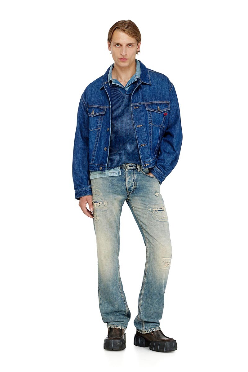 Jean Para Hombre 1985 Larkee Azul Medio
