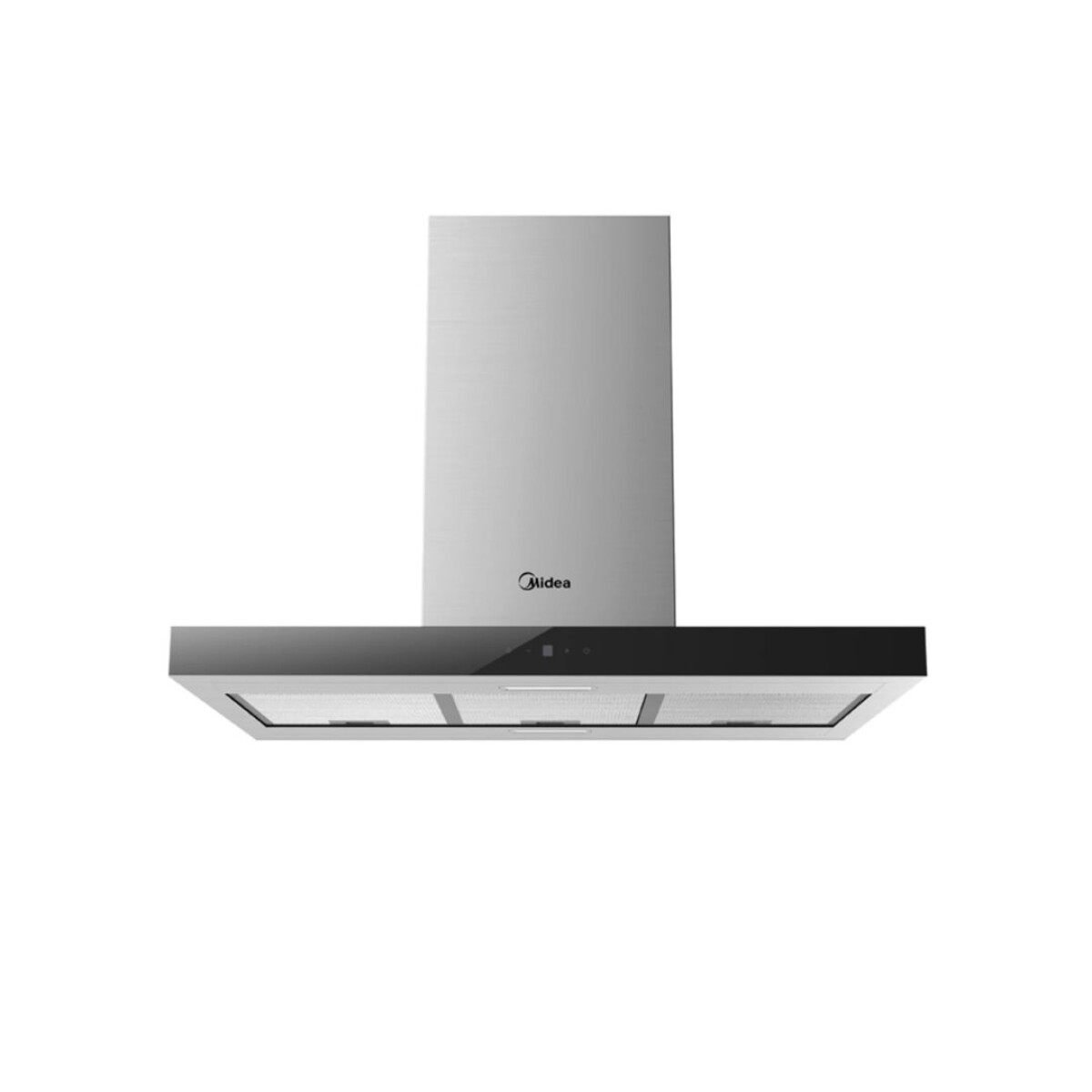 Campana de isla extractora purificadora 90cm Inox - Modelo MH90M83ET24MB - Midea 