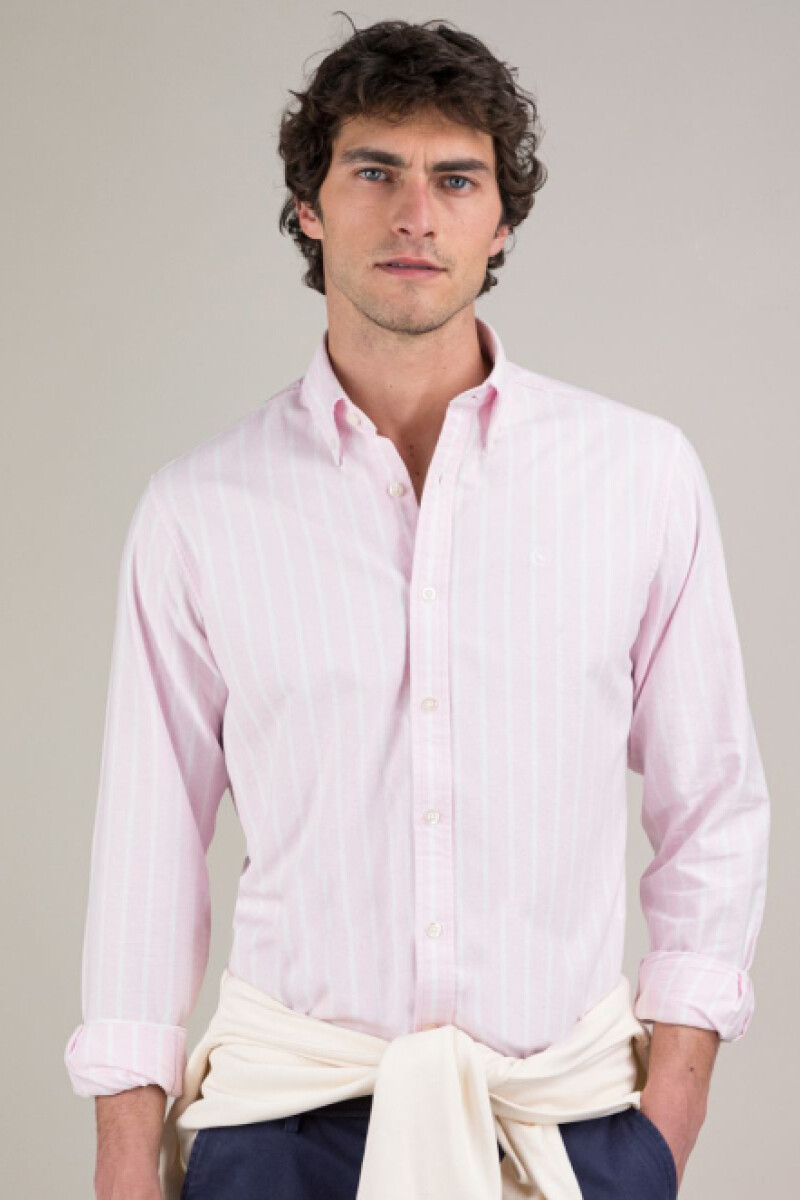 Camisa Oxford Butcher Rosada