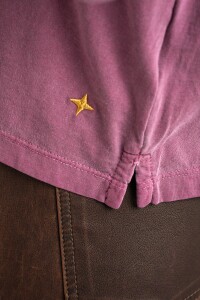 Remera Manga Larga Lavada Bordeaux