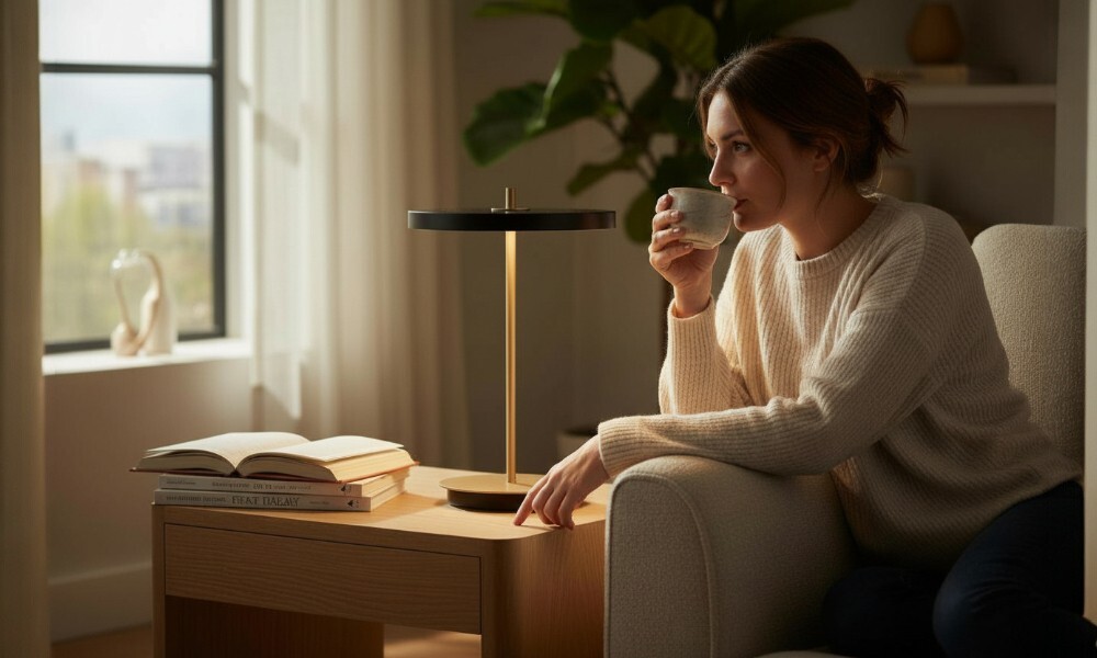 Luminaria minimalista para mesa de luz SAPI T1D Luminaria Minimalista Para Mesa De Luz Sapi T1d