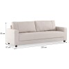 SOFA 4 CUERPOS - TAPIZADO TELA BEIGE SOFA 4 CUERPOS - TAPIZADO TELA BEIGE