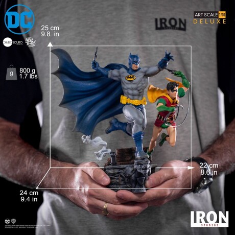 IRON STUDIOS! DC COMICS BATMAN & ROBIN DELUXE ART SCALE 1/10 IRON STUDIOS! DC COMICS BATMAN & ROBIN DELUXE ART SCALE 1/10