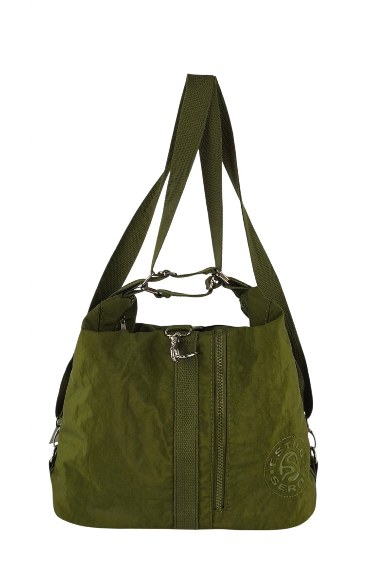 Bolso cartera mochila Verde
