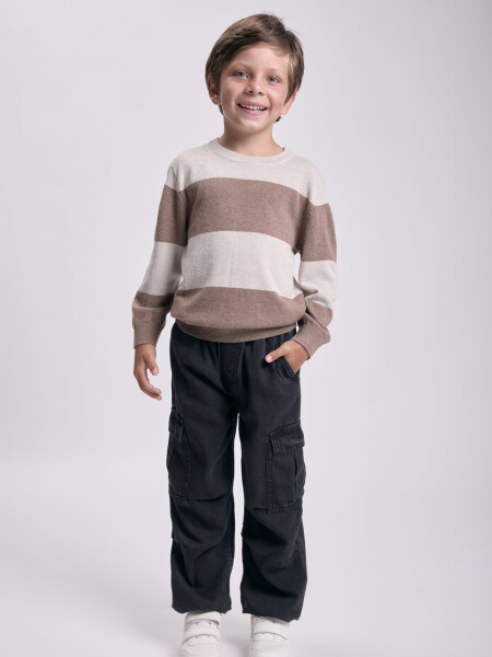 Buzo punto Beige