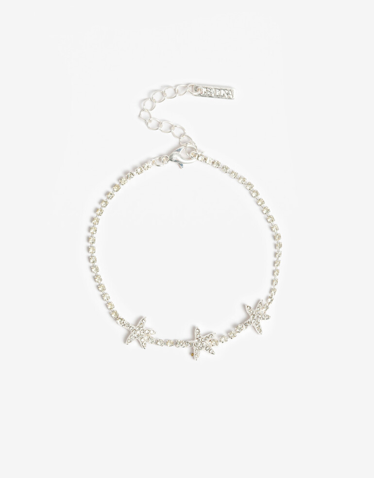 Pulseras Elásticas Strass Pulseras Elásticas Estrellas - Cristal
