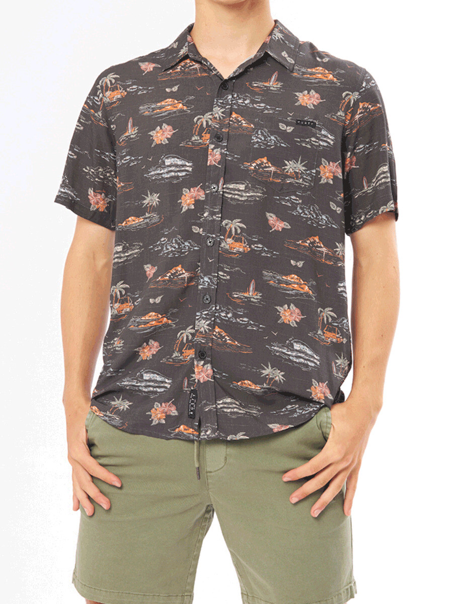 CAMISA PERRIER TEEN RUSTY - Negro 