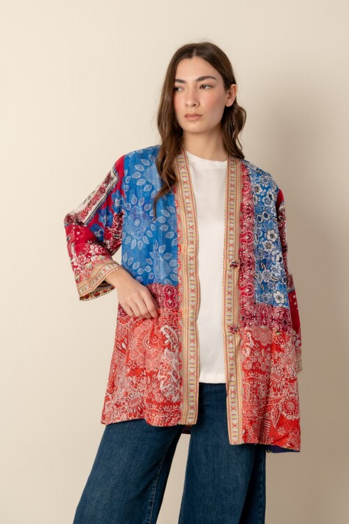 Kimono reversible en seda Johnny Was Kimono reversible en seda Johnny Was