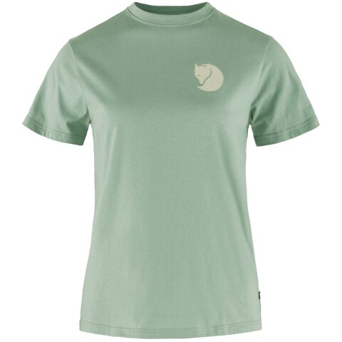 Polo Fjallraven Fox Boxy Logo Tee W Mujer Misty Green