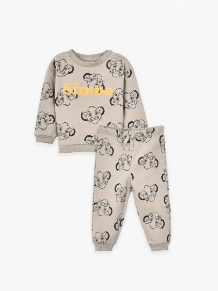 CONJUNTO SIMBA VERDE GRISACEO