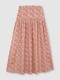 Falda Flor India Gris