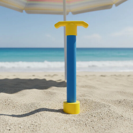 Saca Arena Mor para Sombrilla de Playa Azul