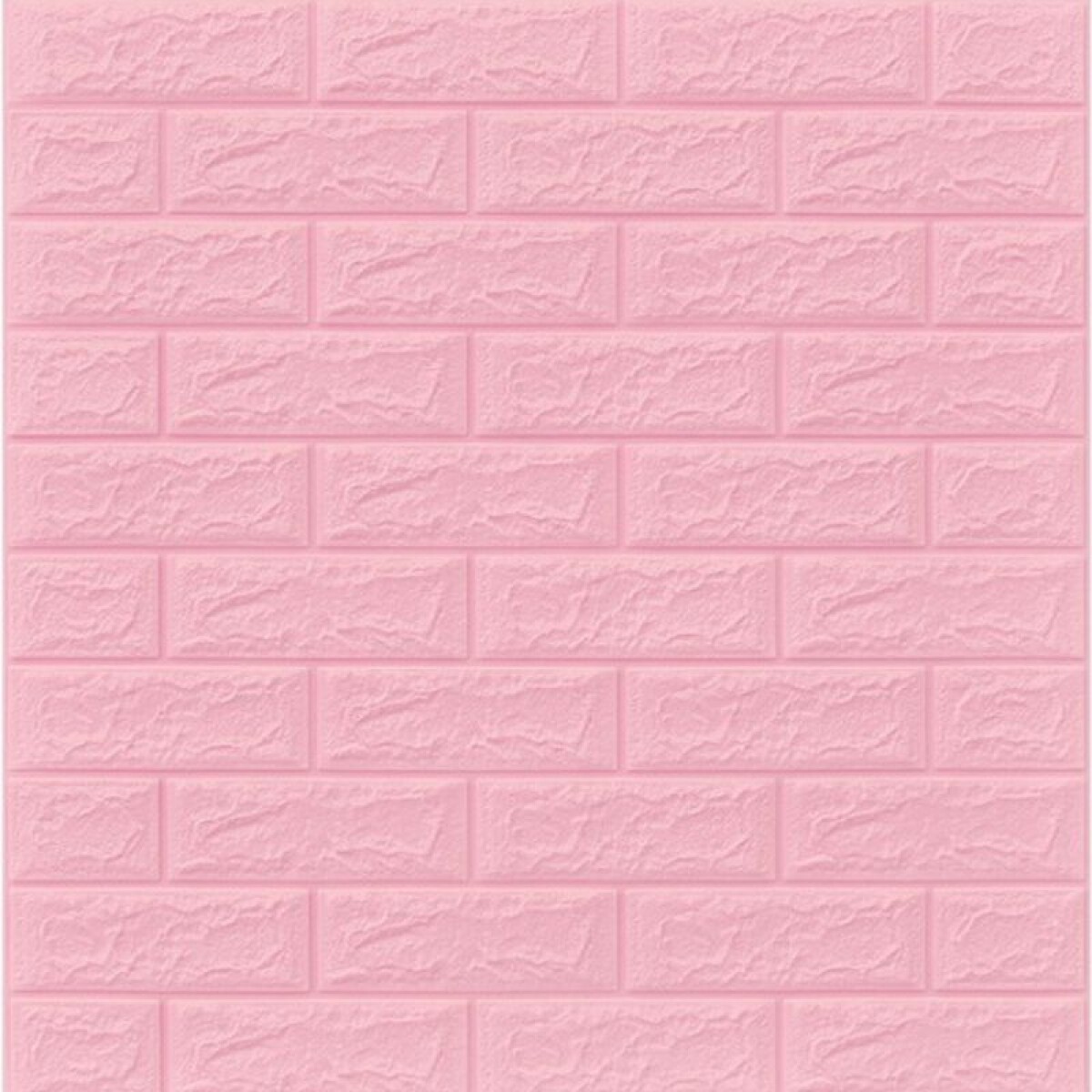 REVESTIMIENTO AUTO ADHESIVO 3D 70 X 77 CM X 3 MM - LADRILLO ROSA 