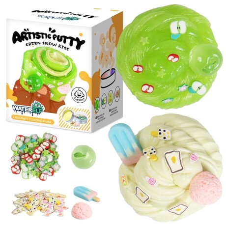 SLIME ARTISTIC PUTTY SLIME GREEN SNOW KISS