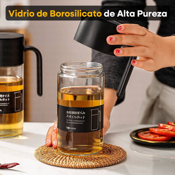 Dispensador de Aceite de Vidrio 550ml IMBACK IBK-HMJ056 | Borosilicato Antifugas, Preciso y Resistente Dispensador de Aceite de Vidrio 550ml IMBACK IBK-HMJ056 | Borosilicato Antifugas, Preciso y Resistente