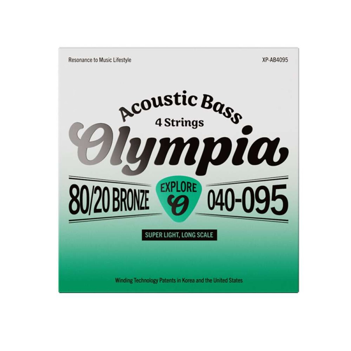 Encordado Bajo Acústico Olympia Explore - 80/20brz 040-09 