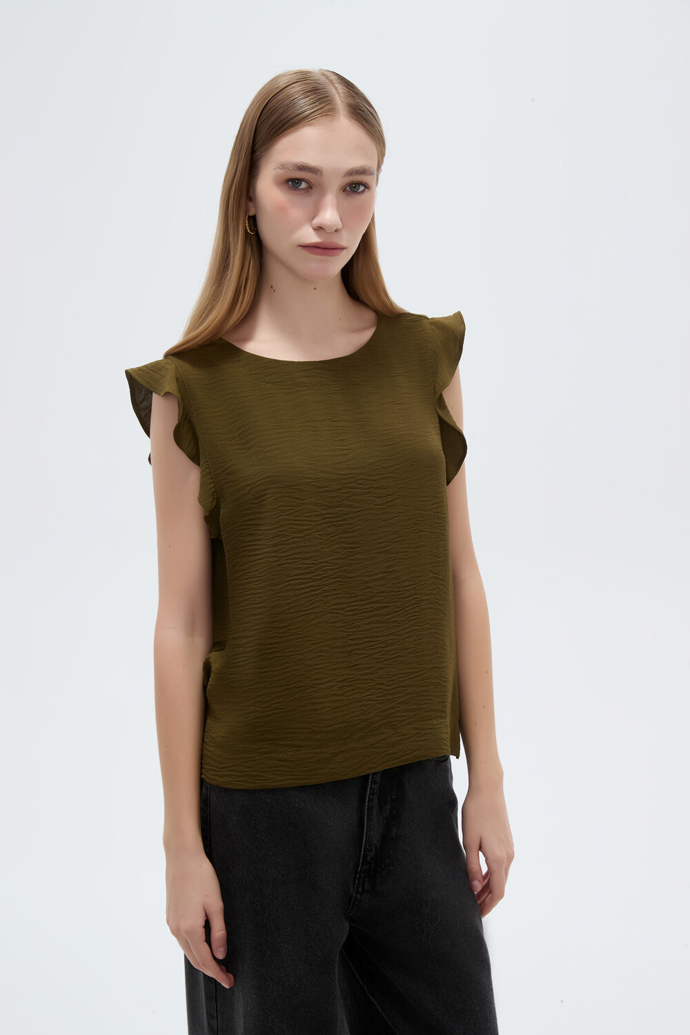 Blusa Mapa Verde Oliva