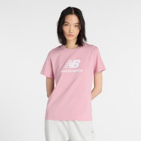 Remera New Balance de Dama - Sport Essentials - WT41502PTF PINK