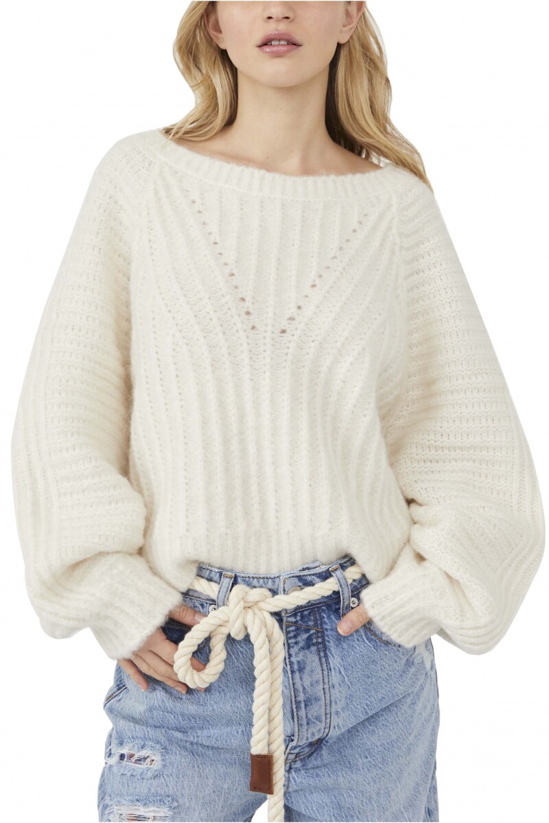 CARTER PULLOVER Marfil