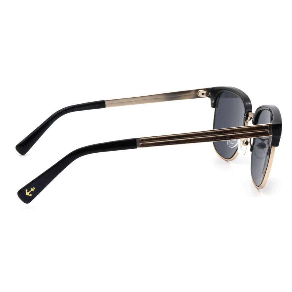 Lentes De Sol Bambu E Madeira Jazz - Unisex Negro/Negro