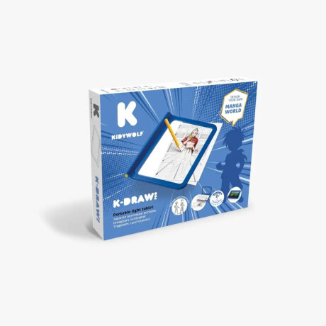 Pizarra Kidywolf con Luz Led Azul