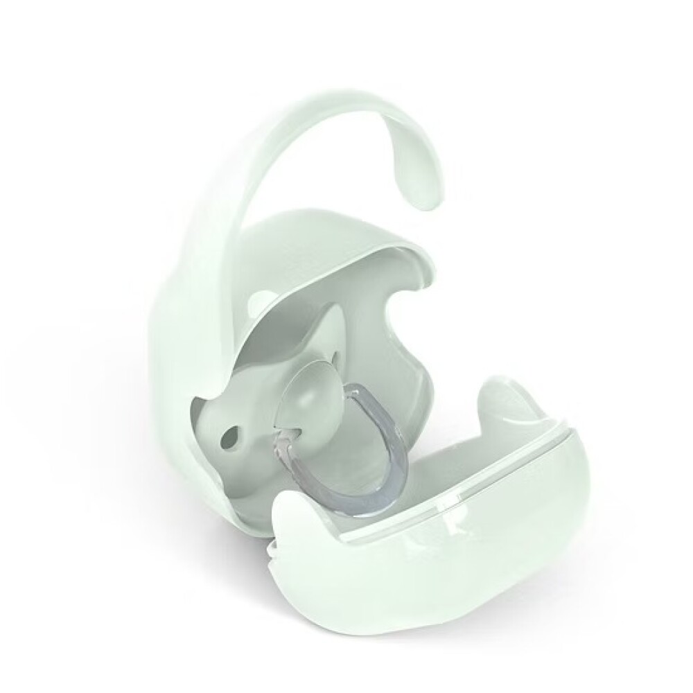 Porta chupete pod suavinex PRINTS bird verde agua