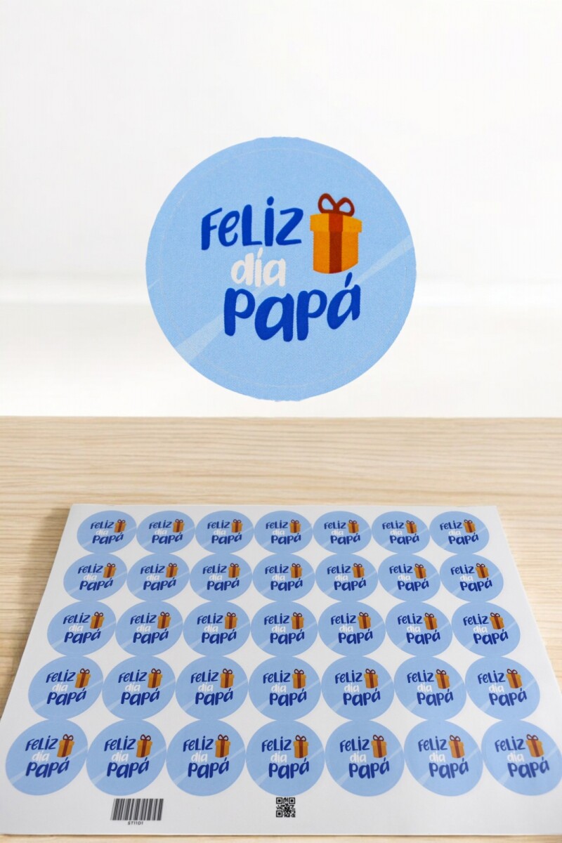 Stickers día del padre plancha - DISEÑO 1 