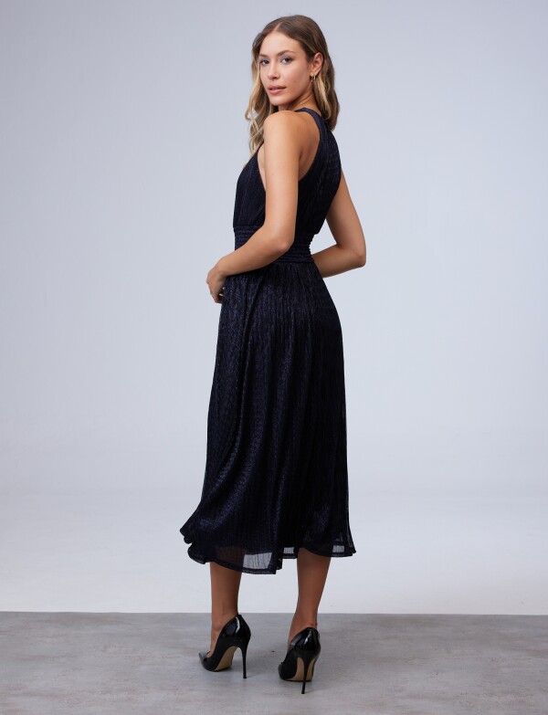 Vestido Lurex AZUL