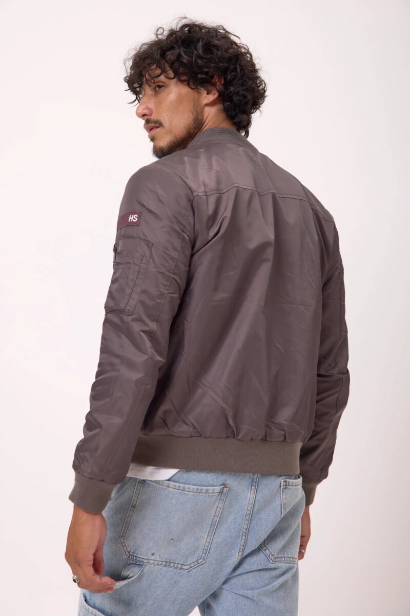 Aviadora Reversible Gris