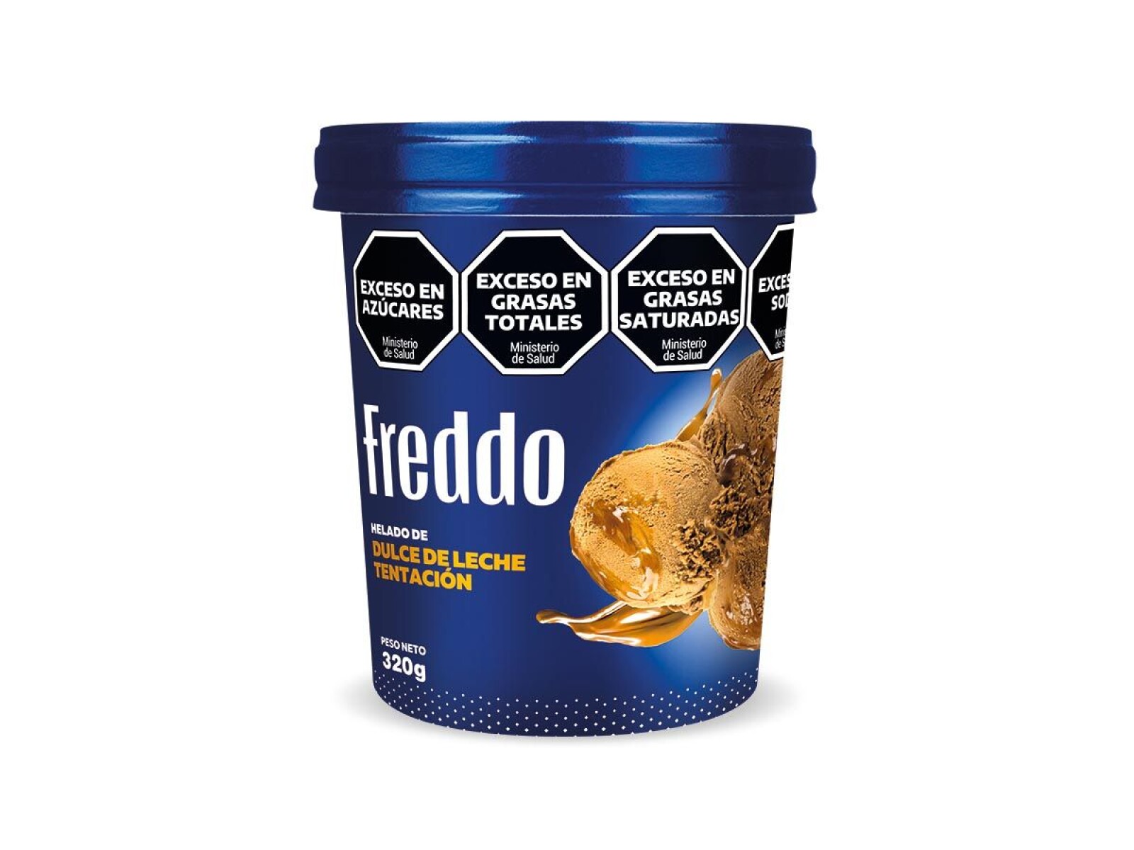 HELADO DULCE DE LECHE TENTACIÓN FREDDO 320GR 