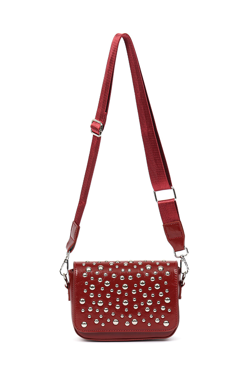 Bandolera Tela Bordeaux