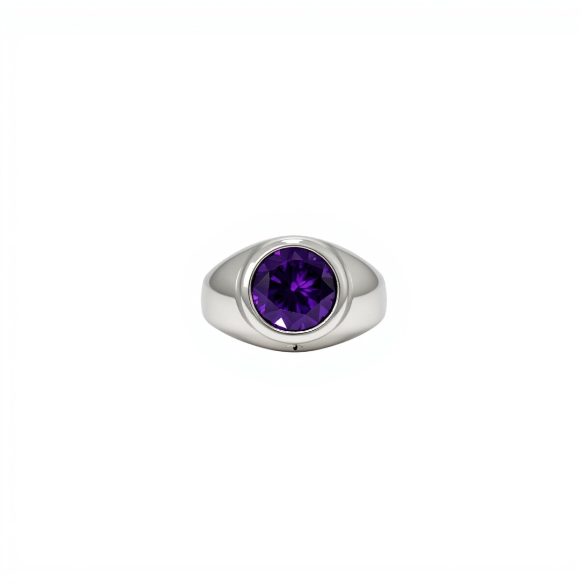 Anillo Circulo Zirconia . Plata 925 - AN4756 - sinpiedra 