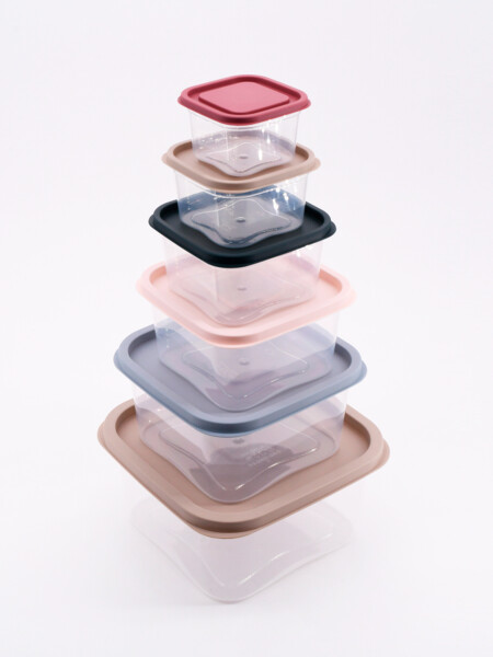 CONTENEDORES SOFT PACK X6 MULTICOLOR