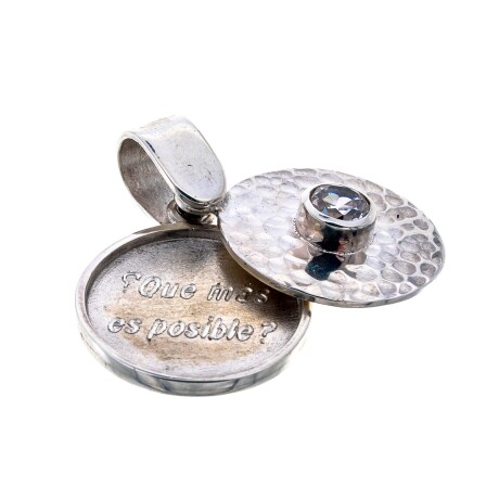 Colgante de plata 925, TESORO. Colgante de plata 925, TESORO.