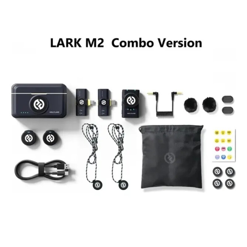 Set de Micrófono Inalámbrico y accesorios Hollyland Lark M2 Set de Micrófono Inalámbrico y accesorios Hollyland Lark M2