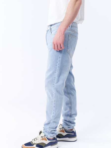 Pantalón jean slim Azul Claro