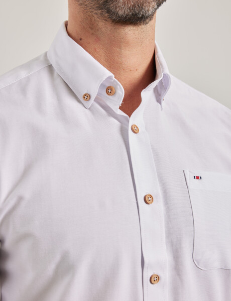 012487 CAMISA HARRINGTON LABEL Blanco