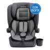 Silla butaca para auto Bebesit Smart plegable con posavaso + Isofix hasta 36kg Gris