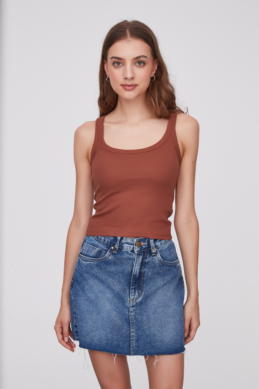 Musculosa Malisa Marron