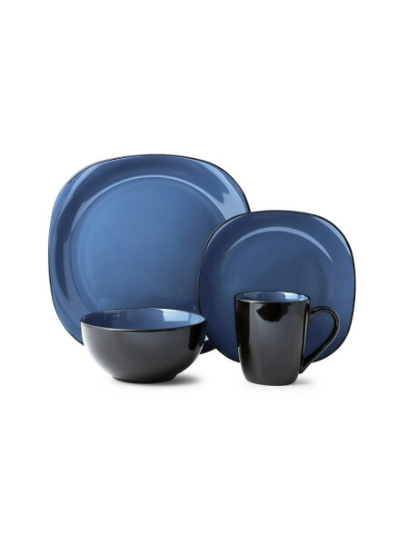 SET16PZAS STONEWARE D26.5-19.5-15/325ML BALI BLUE SET16PZAS STONEWARE D26.5-19.5-15/325ML BALI BLUE