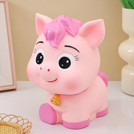 Alcancía Infantil Unicornio Rosa