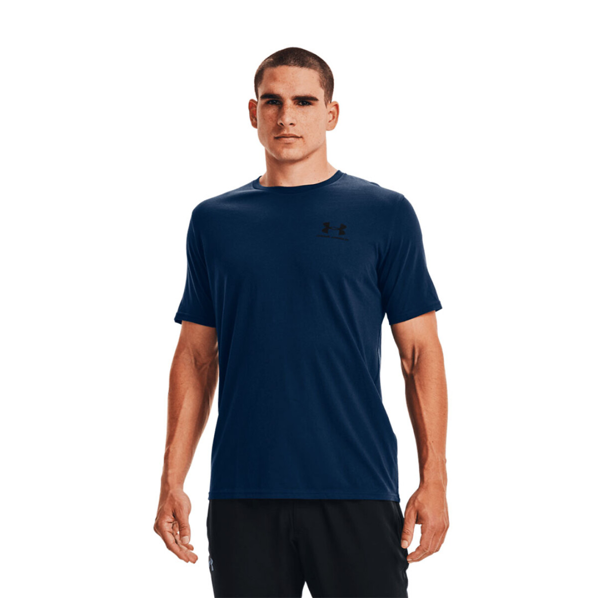 Remera de Hombre Under Armour Sportstyle Lc Ss - Azul 
