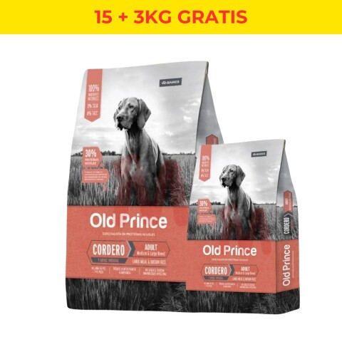 Old Prince Perro Adulto Med/Gde Cordero 15kg | Energía Old Prince Perro Adulto Med/Gde Cordero 15kg | Energía