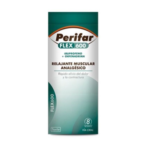 Perifar 600 Flex x 8 comprimidos Perifar 600 Flex x 8 comprimidos
