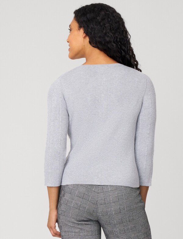 Cardigan Tejido Texturado GRIS