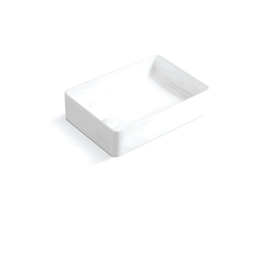 Lavatorio de Apoyo Rectangular Blanco Linea Zoe Lavatorio de Apoyo Rectangular Blanco Linea Zoe