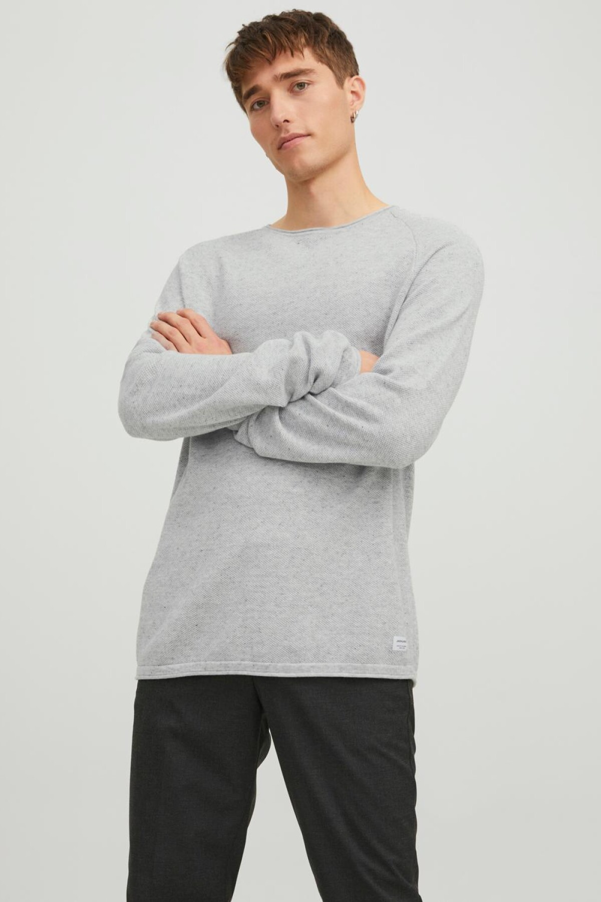 Sweater Hell Light Grey Melange