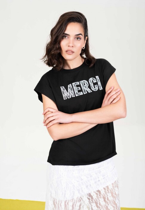 Remera Francia Negro